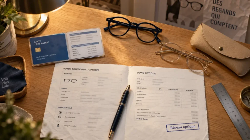Opticien partenaire Itelis : des tarifs négociés, mais une prise en charge à vérifier